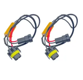 Ddd919 Bstenky 2 Pack H11 H8 H9 Led Resistor Kit 50w 8 Ohm Headlight Bulb Relay Harness Turn
