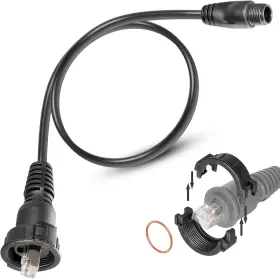 010-12531-01 Bu-auto Buqp-2369 For Garmin Marine Network Adapter Cable Small Male To Large Rj-45