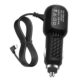 Bunud 726133313052 Dash Cam Charger Usb C Type Dashcam Power Adapter Car Fast Black