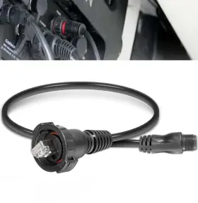 010-12531-01 Ca-auto Caqp-2369 Marine Network Adapter Cable Small Male To Large Rj-45 For Garmin