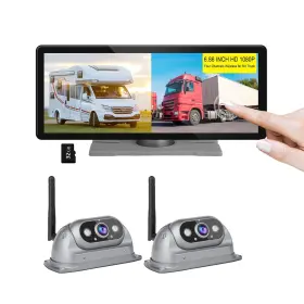 X686awt-2 Caivideo Vehicle Wireless Backup Camera With High Performance 6.86 Inch Touch Monitor