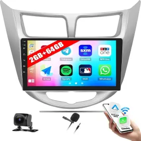 B0d5qqddsr Camecho 2g64g Android 13 Car Stereo For Hyundai Accent 2012-2017 Wireless
