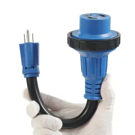 5-15p Campelify 1530t 30 Amp Rv Outlet To 15 110 Volt Standard Household Plug Nema Male T