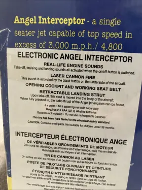 Captain Scarlet 043302510174 And The Mysterons Electronic Angel Interceptor Vivid Imaginations #3