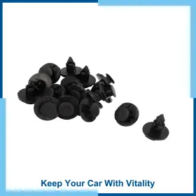 Carpopart 632702475901 16pcs Under Engine Splash Guard Plastic Rivet Fastener Clips 8mm