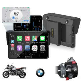 W502bs Carpuride 2025 For Bmw Motorcycle Carplay And Android Auto Dual Bluetoot