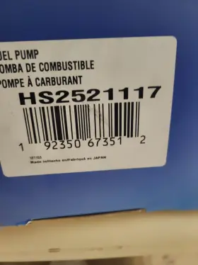 Hs2521117 Carquest Fuel Pump Hanger Assembly Sending Unit And Strainer