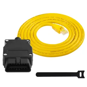 Cer-1002 Cerrxian Enet Obd2 Rj45 Cable 6.6ft/2m Ethernet To Obdii Yellow