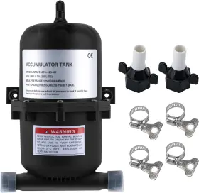 Ymx6-lzw-t00694 Change Moore Pre-pressurized Accumulator Tank Rv Water Pump 0.75l Max Black