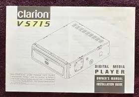 Vs715 Clarion Oem Owners Installation Guide 24 Pages