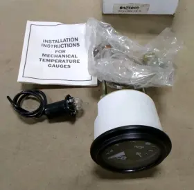 8424000 Clark Brothers Oil Pressure Gauge 0-80 Psi F121
