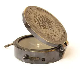 Zco365 Collectiblesbuy Brass Compass Vintage Finish Kelvin Hughes 100 Year 2 Inch Antique
