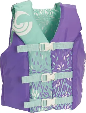 67172103 Connelly Cwb Youth Nylon Vest 24 Inch -29 Chest Purple And Mint
