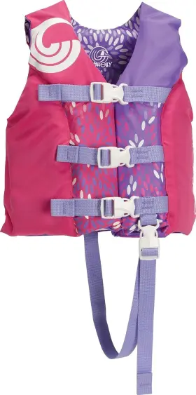 67172105 Connelly Child Nylon Life Vest 33 To 55 Lbs Pink And Purple