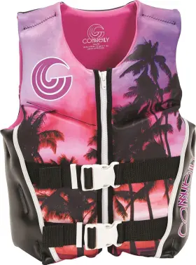 67172413 Connelly Youth Neoprene Vest 50-90lbs 24 Inch -29 Chest Sky