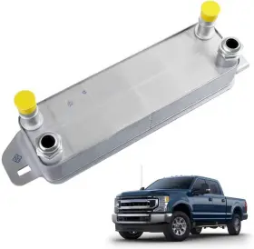 Hc3z-7a095-b  Cool Star Transmission Oil Cooler Compatible With Ford F-250 F-350 Super Duty