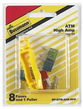 Atm-ah8 Cooper Bussmann Bp/atm-ah8 Bussman Rpp Mini Fuses Assortment 8 Pack