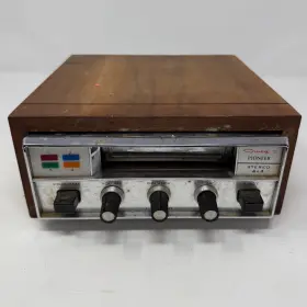 2876005 Craig Pioneer 3104a Under Dash 8 Track Tape Player 4 Chrome Japan Untested
