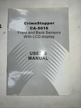 Ca-5016 Crimestopper New Front And Rear Park Sensor Kit With Led Display #3