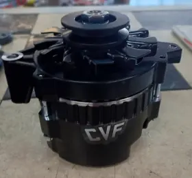 B-gm-1wire-160a Cvf Racing Black Powder Coated Gm 1 Wire Alternator 160 Amp