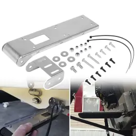 000-10874-001 Deecaray Lss-2 Hd Skimmer Transducer Mounting Bracket Silver Compatible With