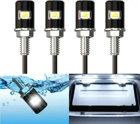 Df Lighting 743815554367 License Plate Light Tag Screw Bolt Led Super Bright 12v Waterproof Lic