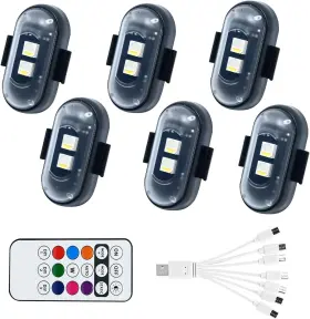 Dhdbdub 721564619322 4pcs Wireless Led Lights For Car With Remote Control High Brightness L