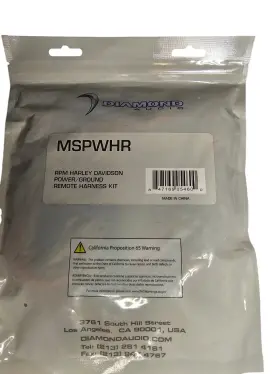 Diamond Audio 847169054600 Mspwhr Harley Davidson 8 Ga Amp Power Kit Battery Fairing #2