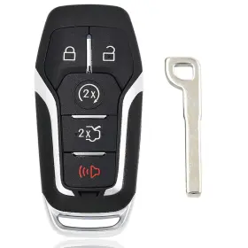 Ky-01-fd Dlojoy Keyless Entry Remote Smart Key Fob Shell Case Button Pad Cover For Ford Fusio