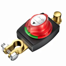 Dmtval 757523569025 Battery Disconnect Switch 12v 48v Heavy Duty On-off Top Post Rotatable