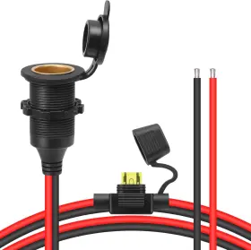 Czx35cm Dongge 12v/24v Fixable Automotive Cigarette Lighter Socket With Extension Cord