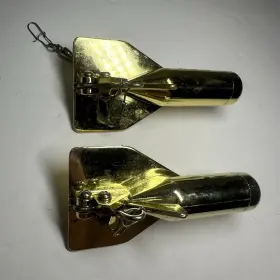 Tz-bl-20 Dreamweaver Lures Lot Of 2 Discontinued Walker Fishing Downriggers Tripz Diver Size 20 Gold