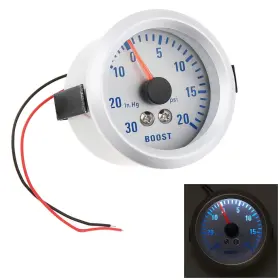 Drisentri Cec 505 2 Inch 52mm 30 Hg / 0-20psi Auto Car Turbo Boost Gauge Meter Fast Ship