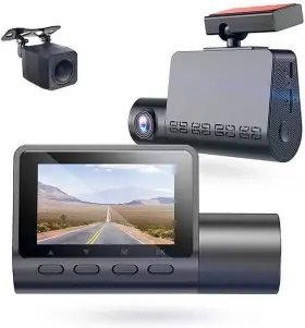 D0100h7ixt2 Dual Rear Dash Cam Front 2k Qhd 1080p 2 Inch Display 140 Wide Angle Monitoring Rang #2