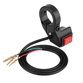 Dweekiy 739879635845 Handlebar Switch Shift 3 Speed Module 22mm 7/8 Inch Electric Motorcycle E-bi