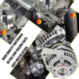 Dylannet 724164937438 New Alternator Replacement For 2002-2006 02 03 04 05 06 Acura Rsx And Honda Cr- #3