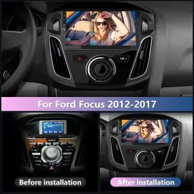 Eaglenav 751355677835 Android 12 2gb 32gb Car Radio For Ford Focus 2012-2017 9 Inch Touch Screen #3