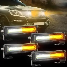 12-24v Ease2u Direct 704768844653 Led Emergency Strobe Lights For Vehicle Trucks 4 In 1 32w Warning Ha