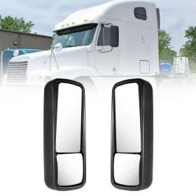 Ut-fce-053-1 Easyinst Freightliner Columbia Century Mirror Black With Heating Door Pair Set