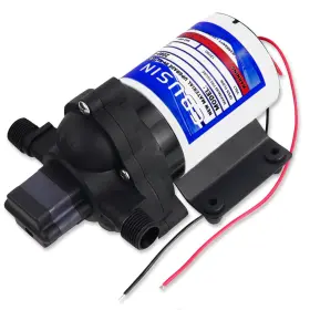 2088-422-144 Ebusin 674012887968 Rv Pump 12v 3.3gpm Diaphragm Water 45psi 1/2mnpt Connectio