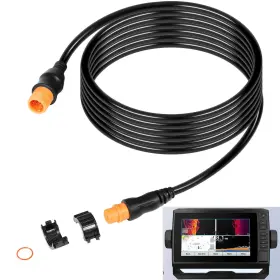 010-11617-32 Echomap 1852075 For Garmin 12-pin 10ft Airmar Transducer Extension Cable With Xid