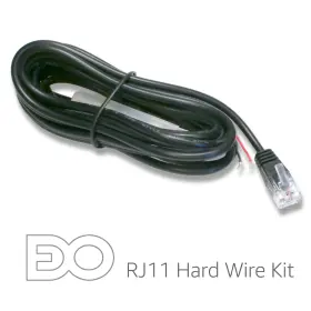 Hwc-rj11 Edo 10ft Rj11 Hardwire Power Cord For Beltronic Escort Passport Uniden Cobra Detector