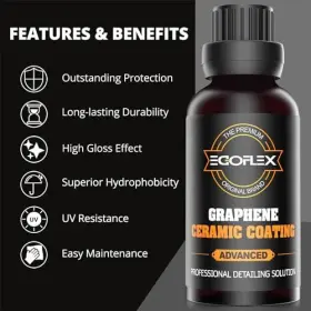 Egoflex 741296804643 Graphene Ceramic Coating For Cars - 20h Professional Grade Top Coat Detailing #2