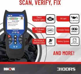 3100rs Electronics Corp. Obd2 Scanner Abs/srs Scan Tool Light Reset Live Data Repair Suggestions #2