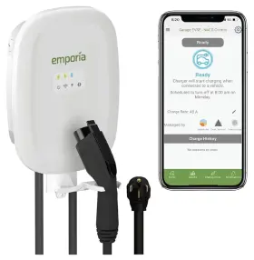 J1772 Emporia 800482661122 Level 2 Ev Charger Nema 14-50 Evse With 48 Amp