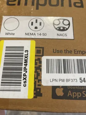Emevse1-a-n-t Emporia - Ev Charger / Nema 14-50 Nacs Fast 220v White New In Box #3