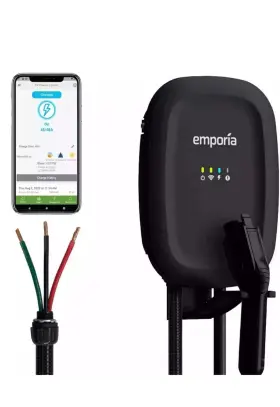 Emevse1-b-h-j Emporia - Ev Charger / Hardwire J1772 Black