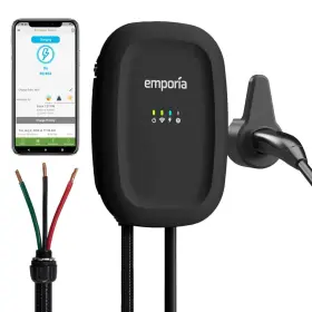 Emevse1-b-h-t Emporia - Ev Charger / Hardwire/ Nacs Black