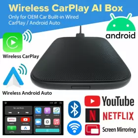Sta502usenu1 Eonon Apple Carplay Ai Box Wireless Android Auto Adapter Car Multimedia Video