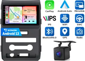 Stcfdf1x6useuc3 Eonon Android 13 9 Inch Car Radio Touch Screen Carplay Gps Stereo For Ford F-150 2009-2012